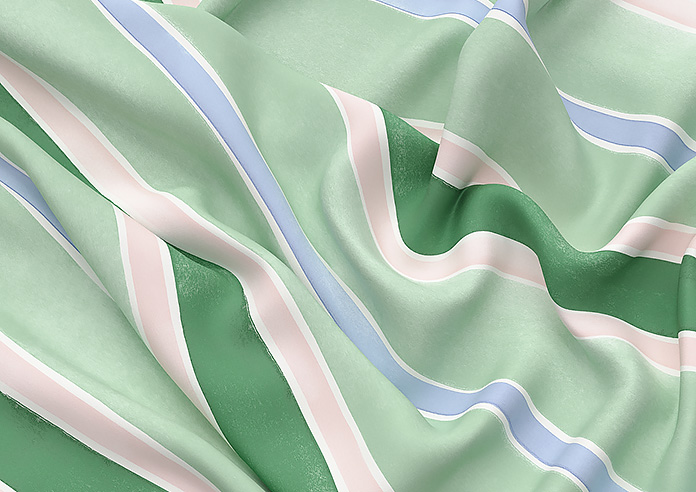 Bluebellgray Seaside Stripe, Seaglass - Made to Measure Curtains - Image 4
